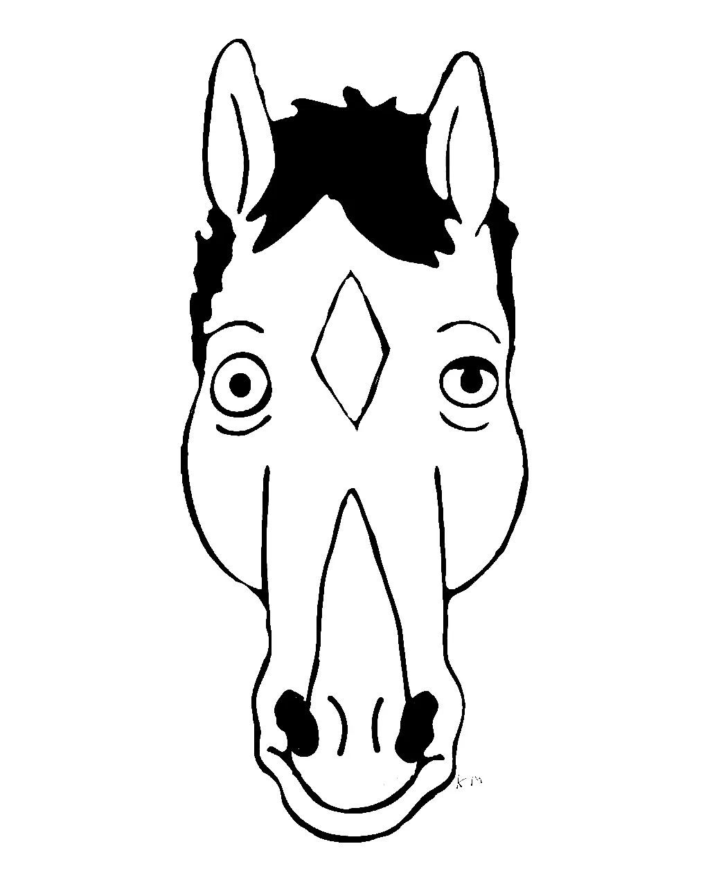 Desenhos de Bojack Horseman Para Colorir 18