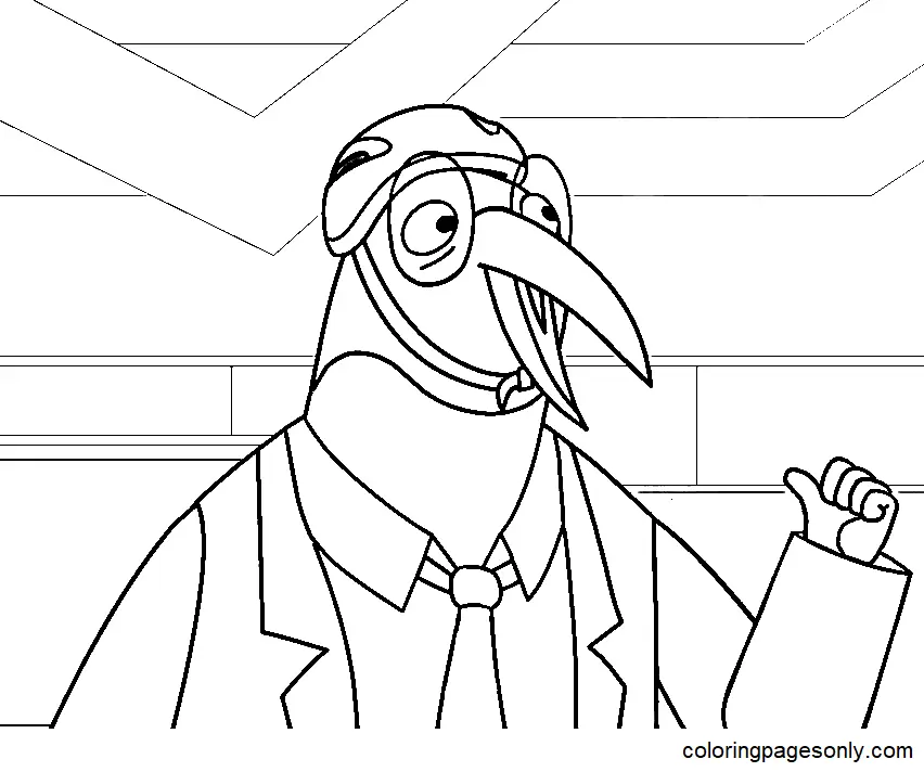 Desenhos de Bojack Horseman Para Colorir 22