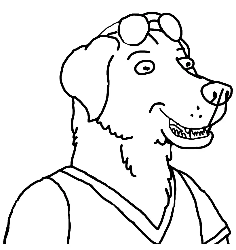 Desenhos de Bojack Horseman Para Colorir 23