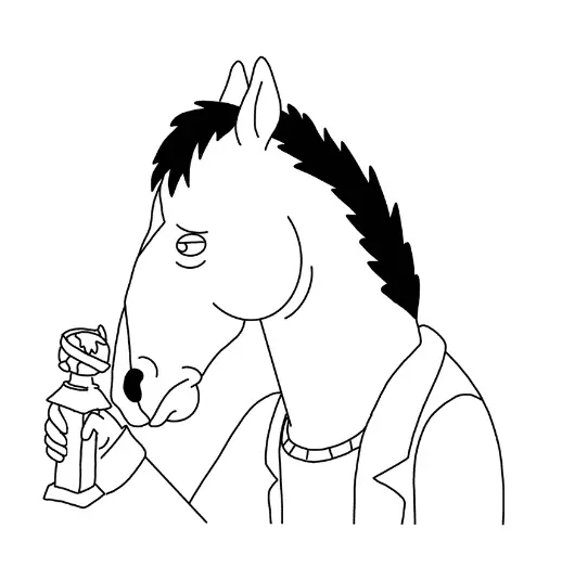 Desenhos de Bojack Horseman Para Colorir 28