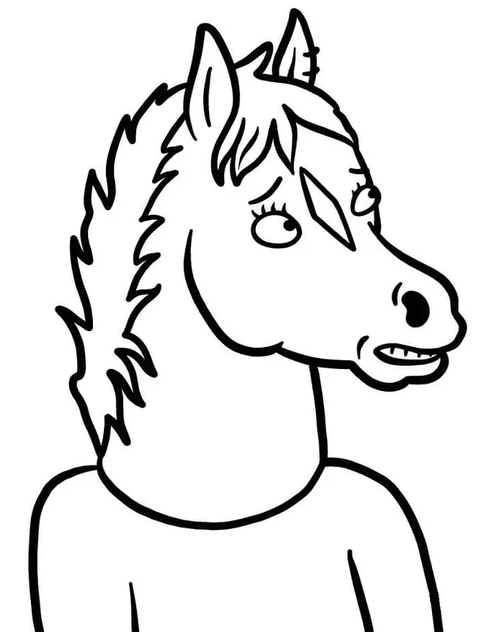 Desenhos de Bojack Horseman Para Colorir 39