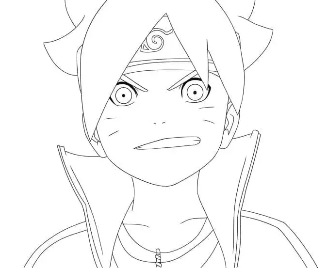 Desenhos de Boruto Para Colorir 19