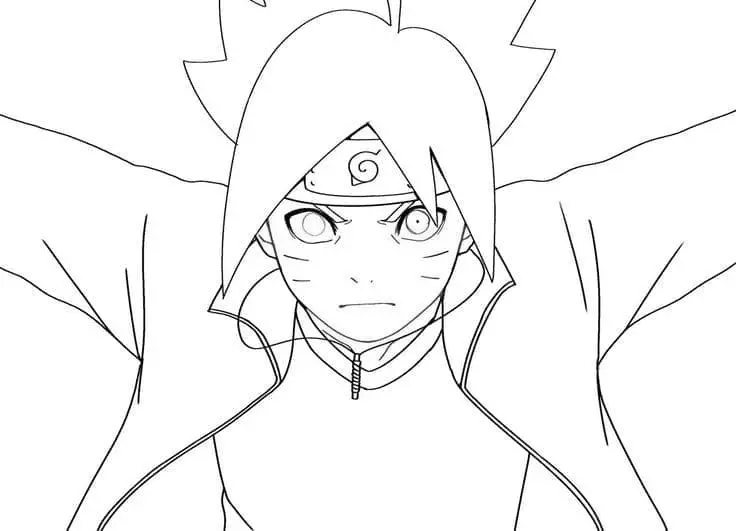 Desenhos de Boruto Para Colorir 21