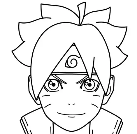 Desenhos de Boruto Para Colorir 4