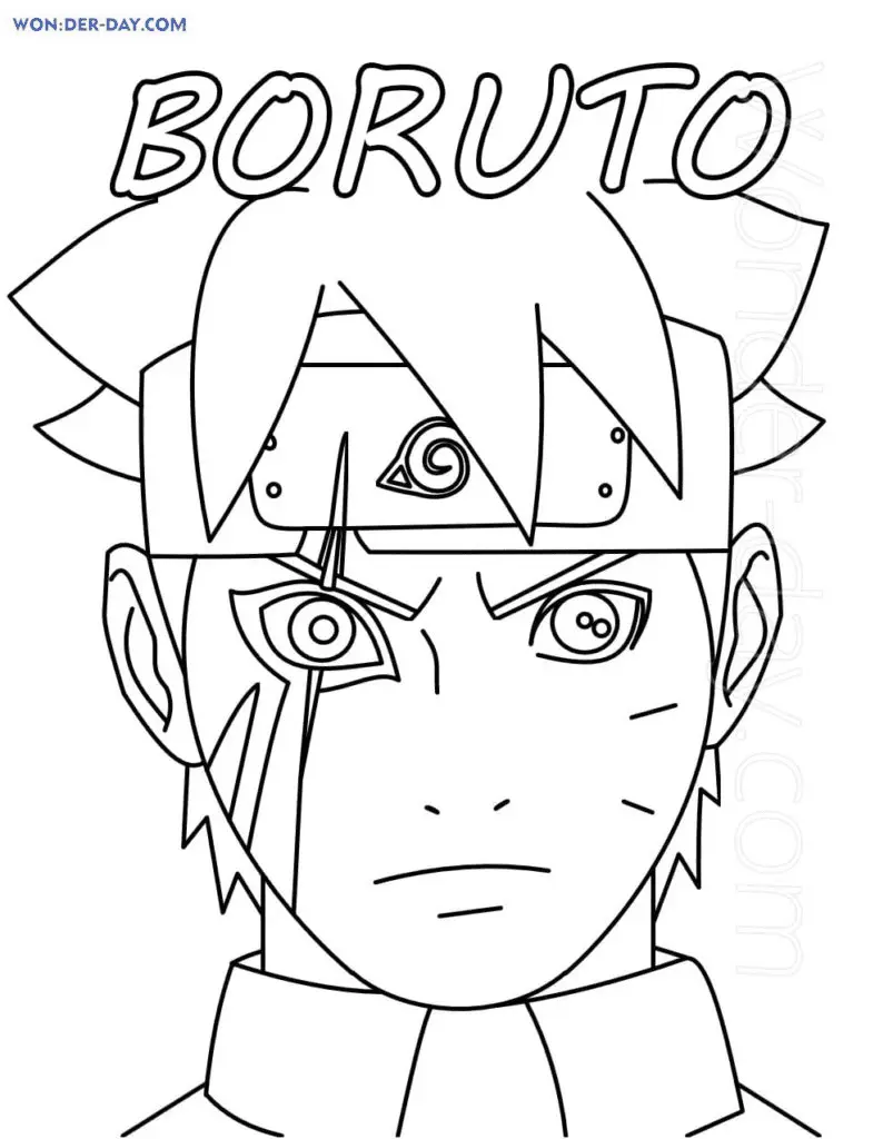 Desenhos de Boruto Para Colorir 5