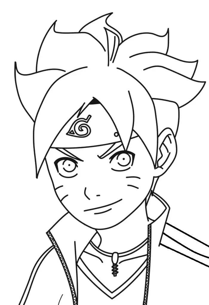 Desenhos de Boruto Para Colorir 8