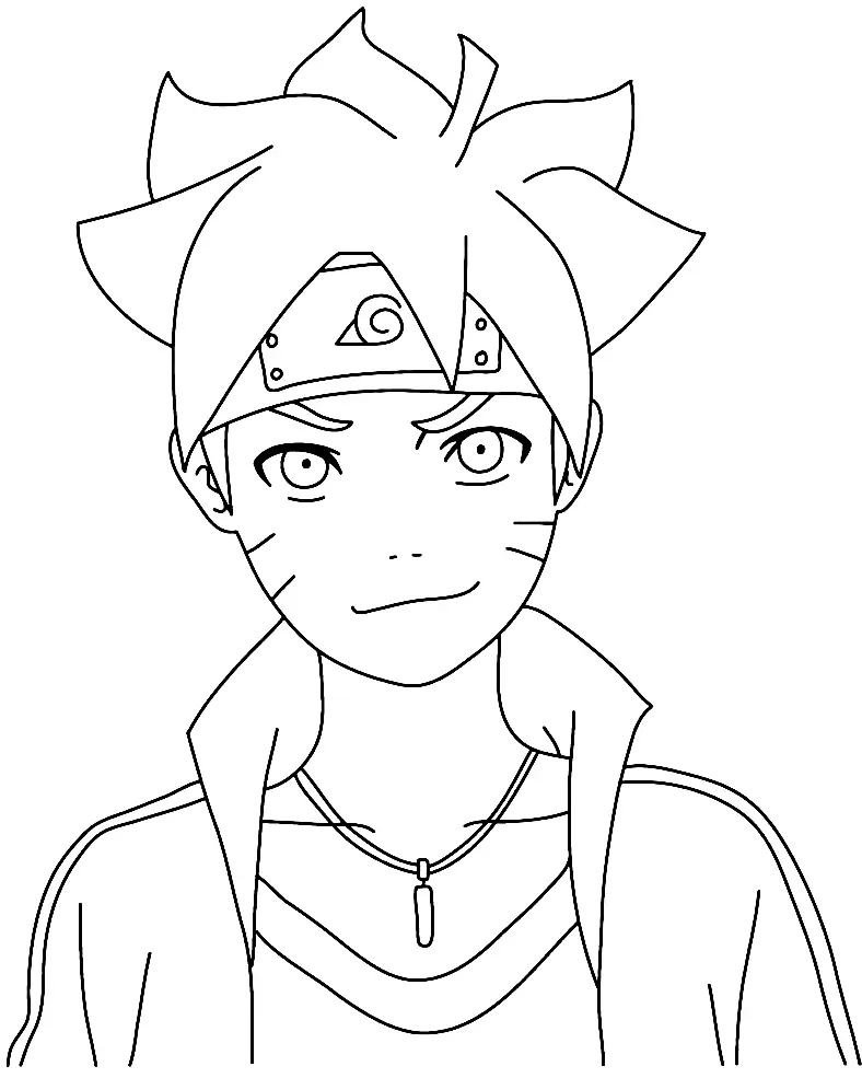 Desenhos de Boruto Para Colorir 9