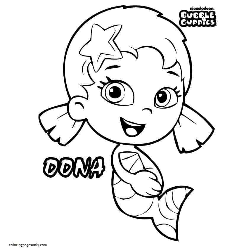 Desenhos de Bubble Guppies Para Colorir 1