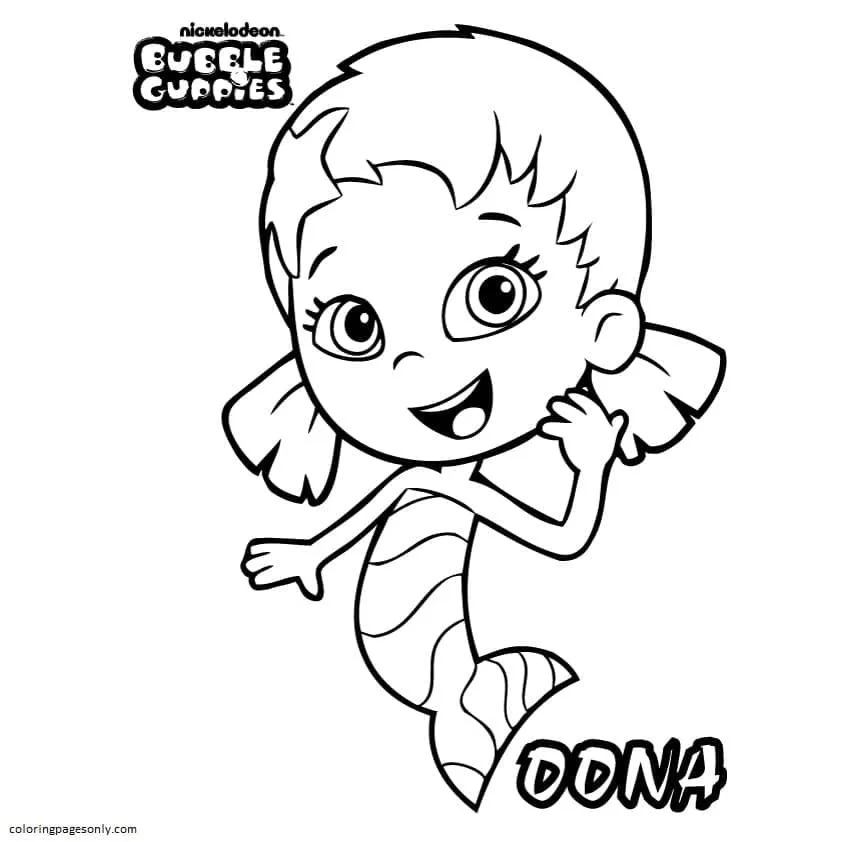 Desenhos de Bubble Guppies Para Colorir 10