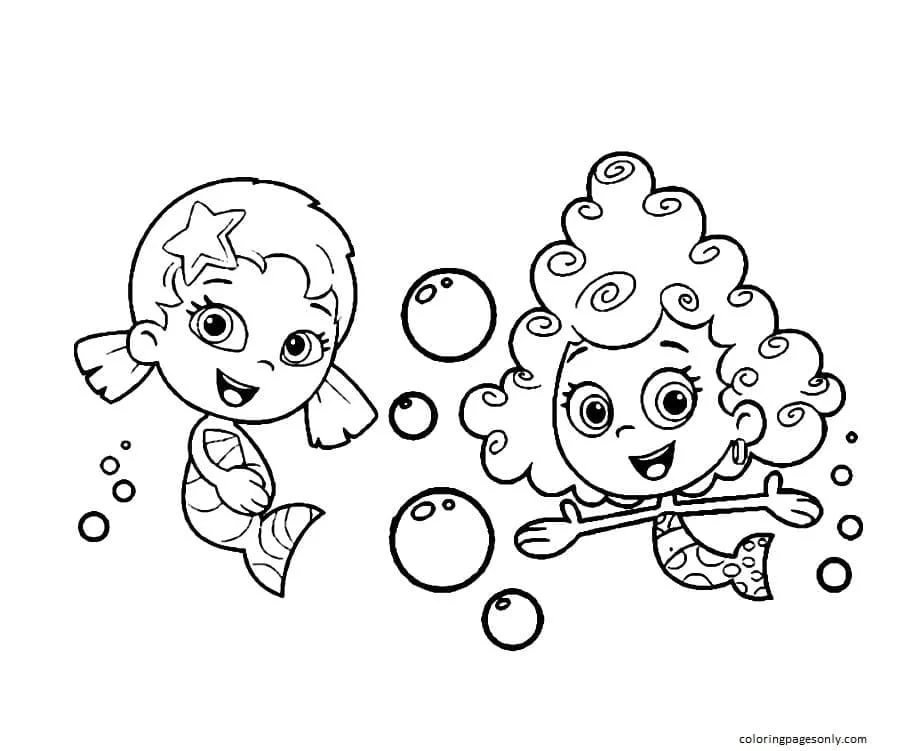 Desenhos de Bubble Guppies Para Colorir 14