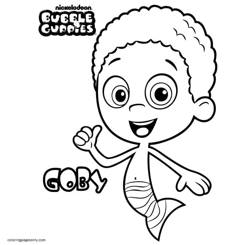 Desenhos de Bubble Guppies Para Colorir 15