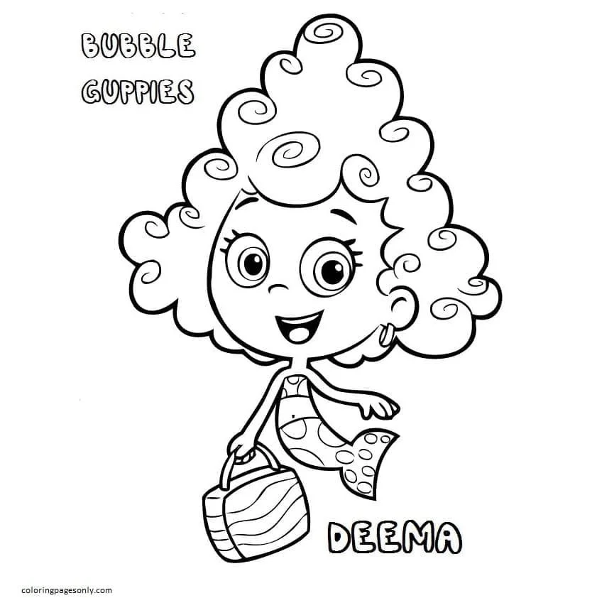 Desenhos de Bubble Guppies Para Colorir 20