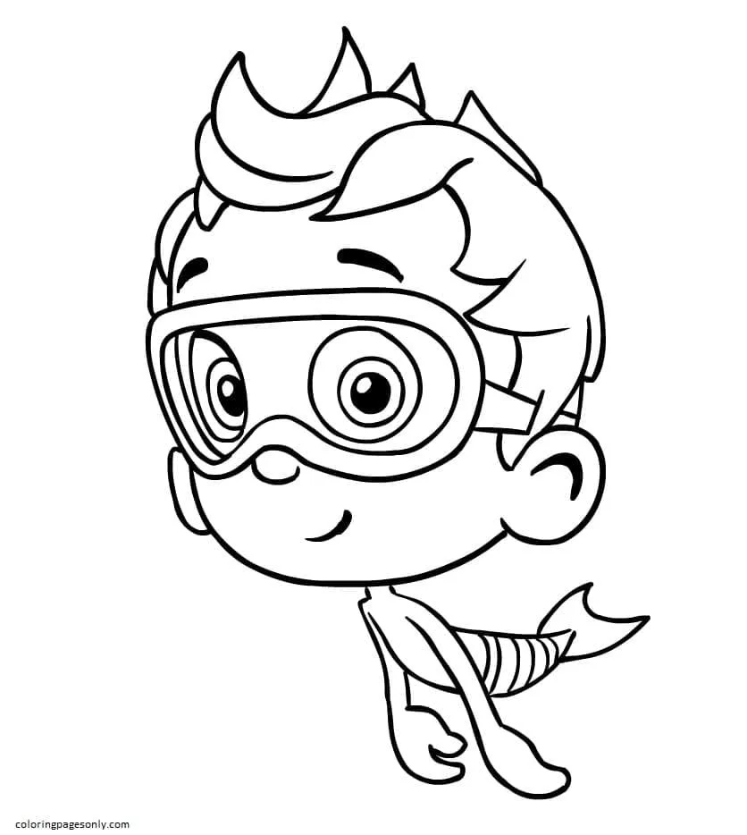 Desenhos de Bubble Guppies Para Colorir 27