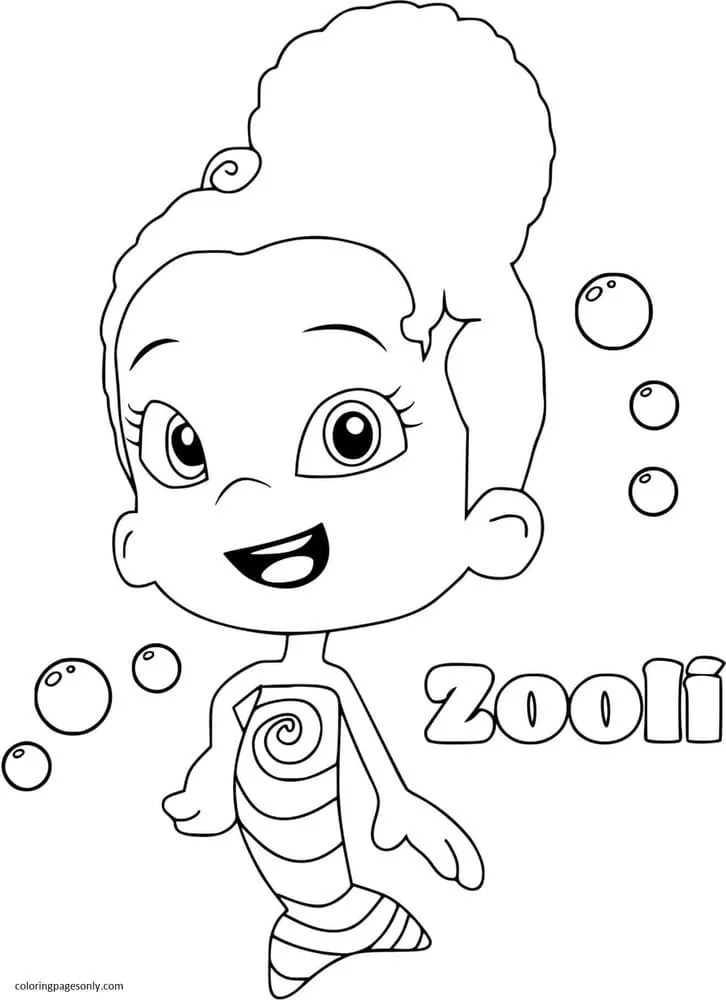 Desenhos de Bubble Guppies Para Colorir 3