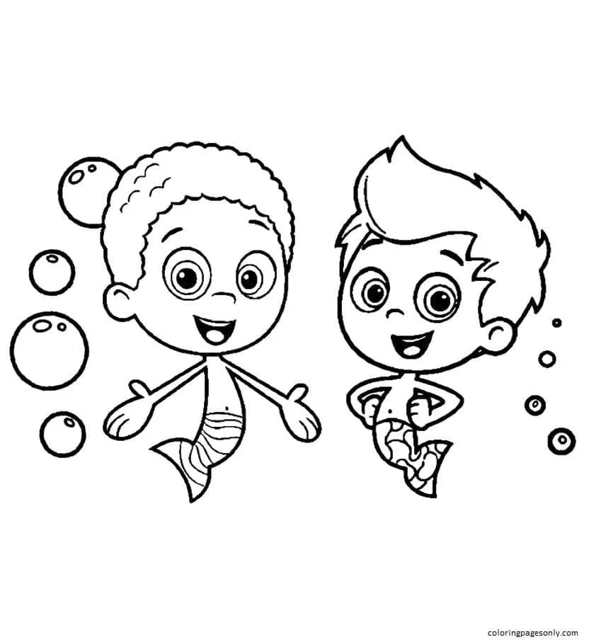 Desenhos de Bubble Guppies Para Colorir 31