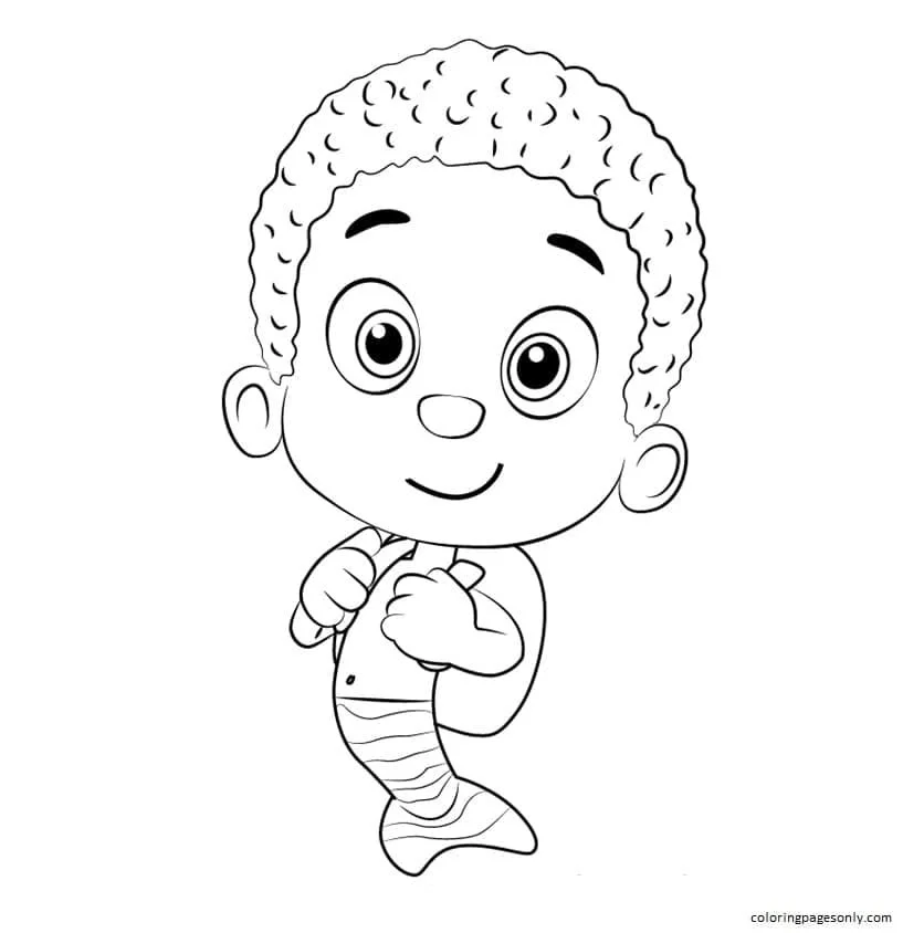 Desenhos de Bubble Guppies Para Colorir 35