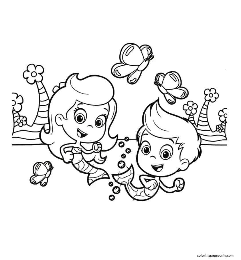 Desenhos de Bubble Guppies Para Colorir 38