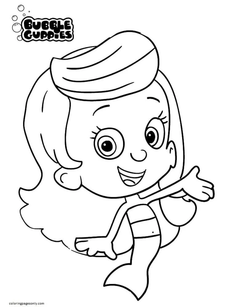 Desenhos de Bubble Guppies Para Colorir 4