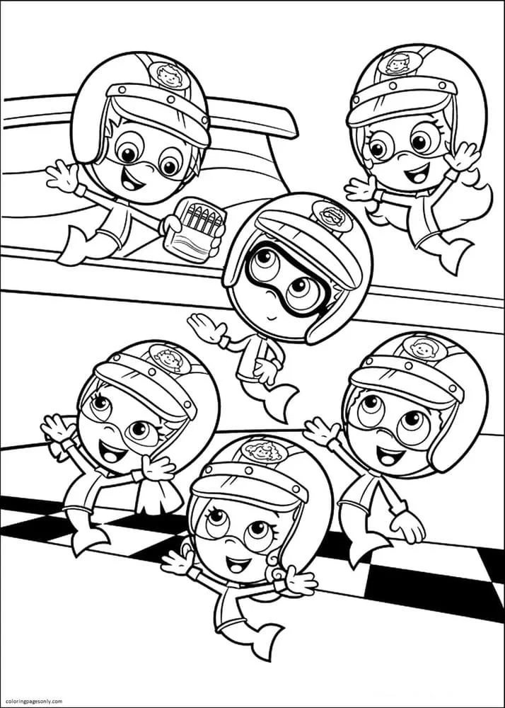 Desenhos de Bubble Guppies Para Colorir 44