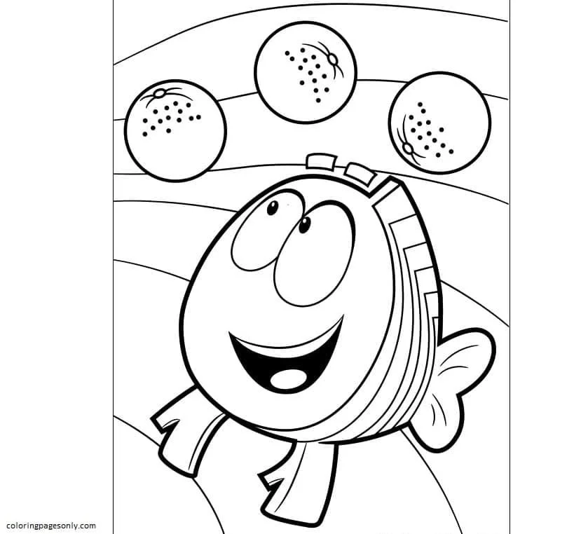 Desenhos de Bubble Guppies Para Colorir 48