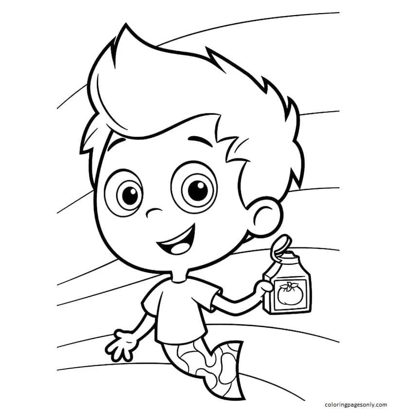 Desenhos de Bubble Guppies Para Colorir