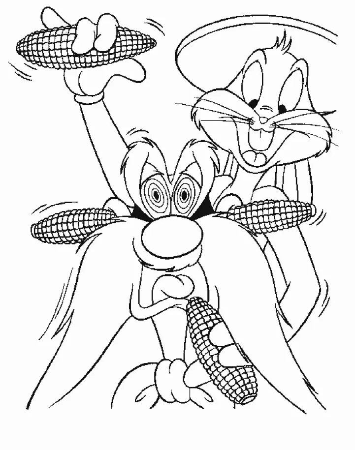 Desenhos de Bugs Bunny Para Colorir 10