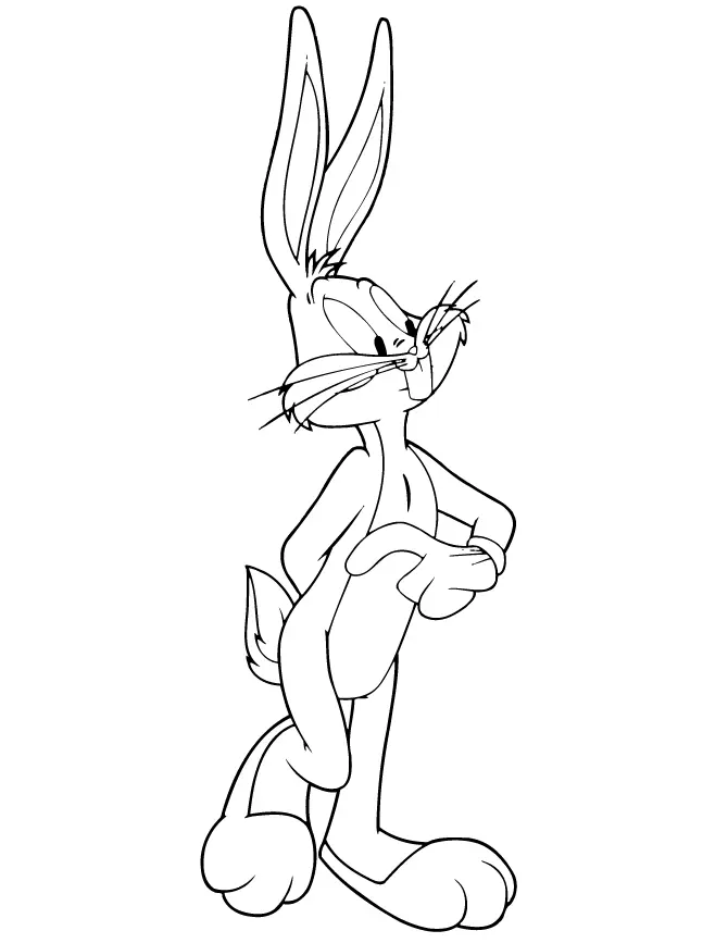 Desenhos de Bugs Bunny Para Colorir 11