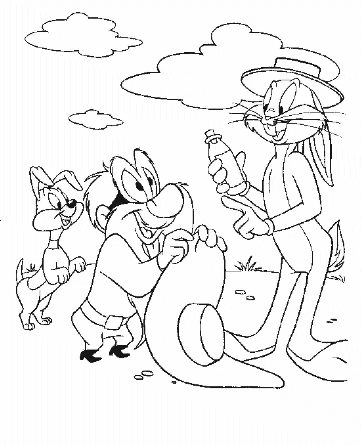 Desenhos de Bugs Bunny Para Colorir 13