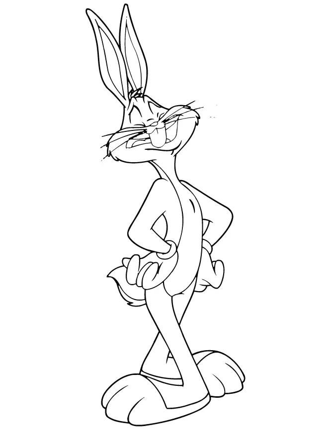 Desenhos de Bugs Bunny Para Colorir 15