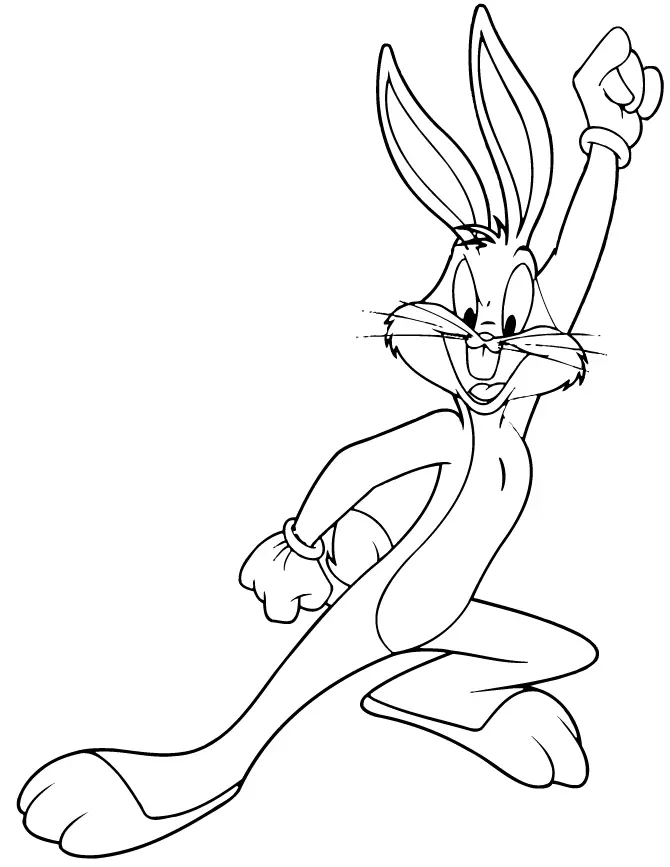 Desenhos de Bugs Bunny Para Colorir 2