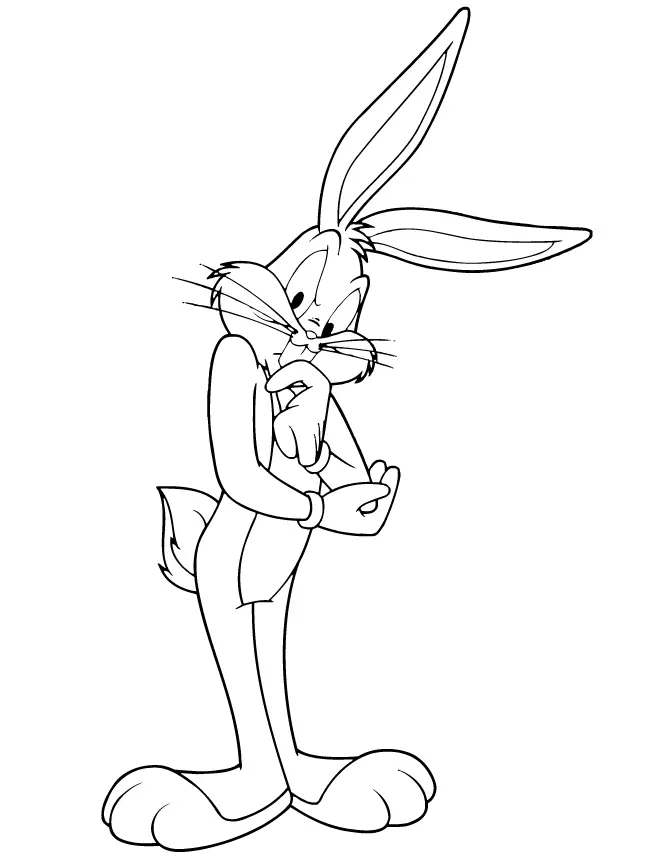 Desenhos de Bugs Bunny Para Colorir 22