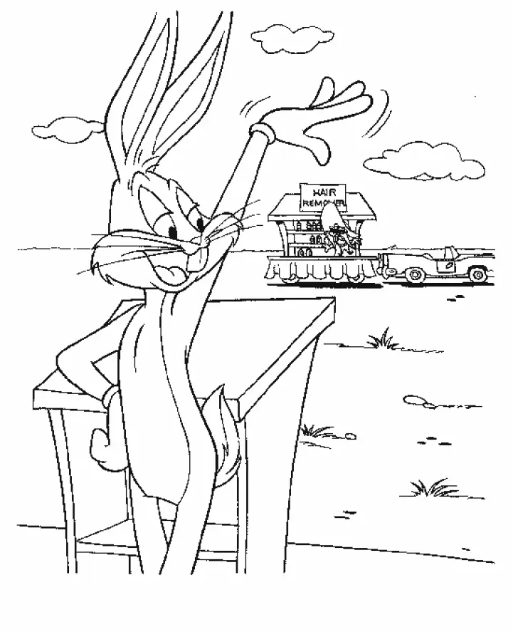 Desenhos de Bugs Bunny Para Colorir 27