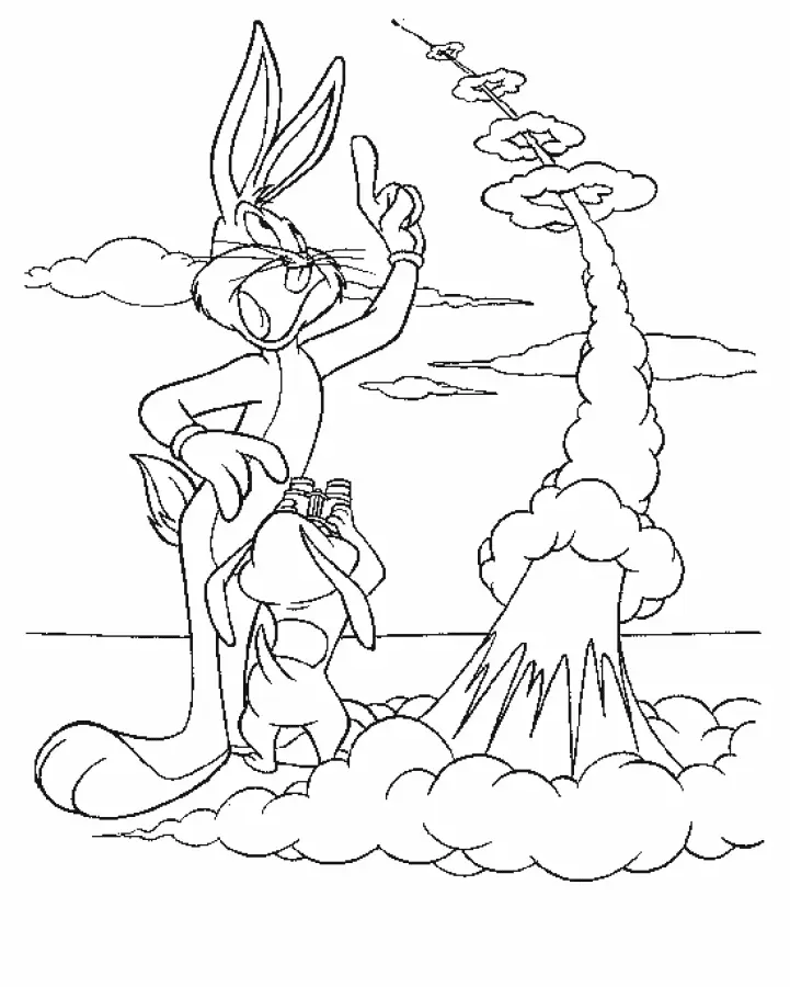 Desenhos de Bugs Bunny Para Colorir 29