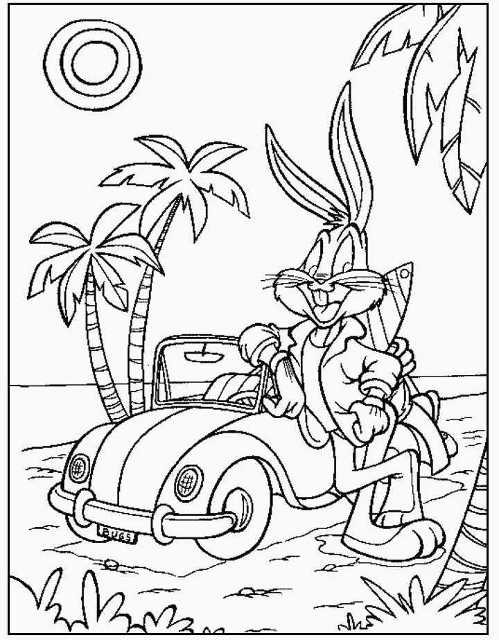 Desenhos de Bugs Bunny Para Colorir 3