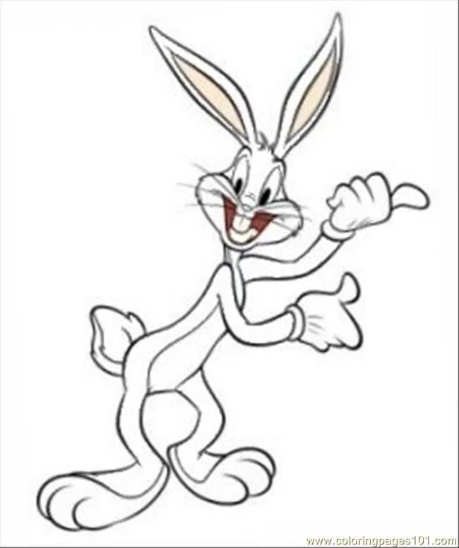 Desenhos de Bugs Bunny Para Colorir 37