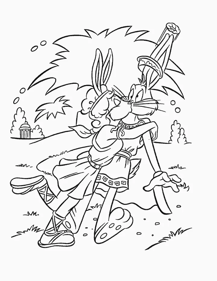 Desenhos de Bugs Bunny Para Colorir 40