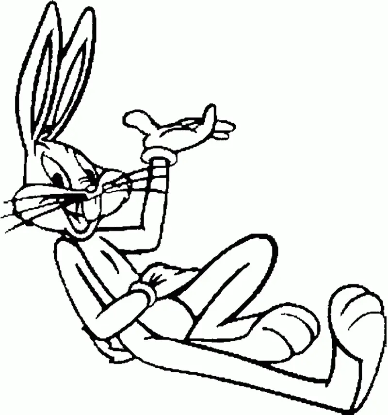 Desenhos de Bugs Bunny Para Colorir 43