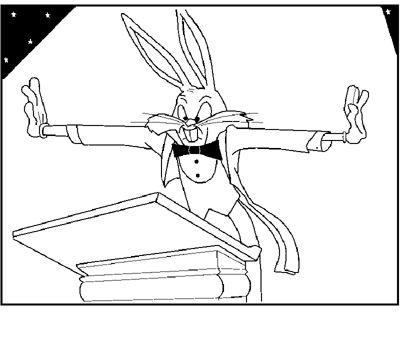 Desenhos de Bugs Bunny Para Colorir 44