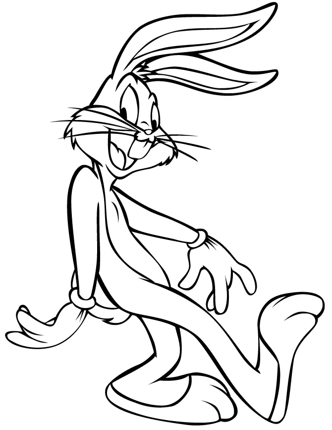 Desenhos de Bugs Bunny Para Colorir 46