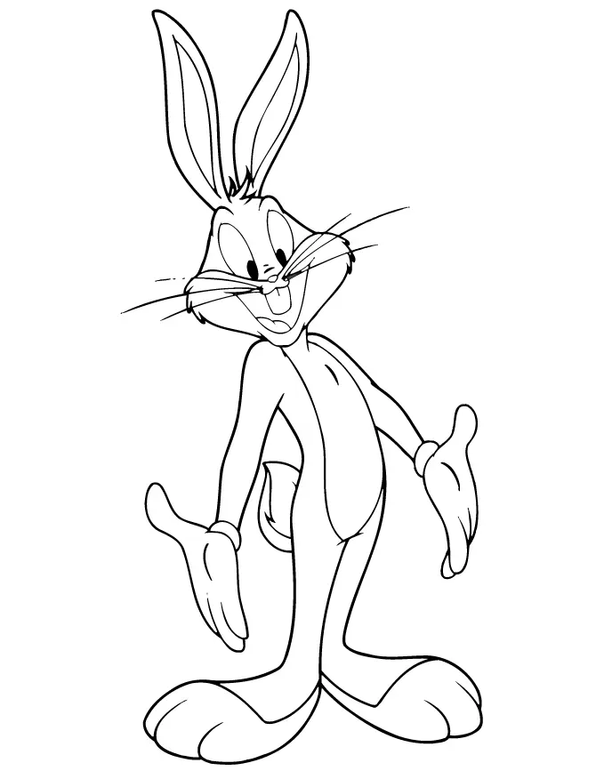 Desenhos de Bugs Bunny Para Colorir 6