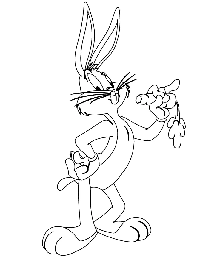 Desenhos de Bugs Bunny Para Colorir 8