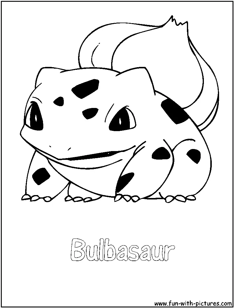 Desenhos de Bulbasauro Para Colorir 10