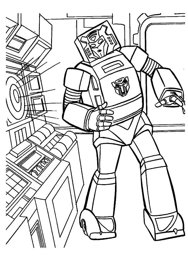 Desenhos de Bumblebee Para Colorir 11