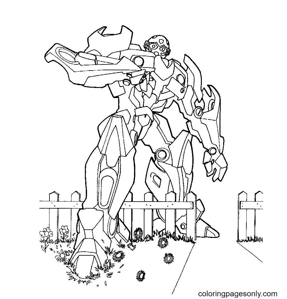 Desenhos de Bumblebee Para Colorir 15