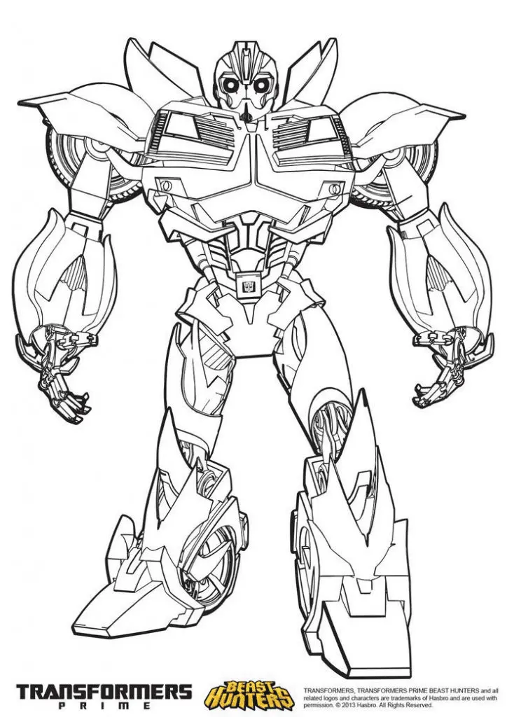 Desenhos de Bumblebee Para Colorir 19