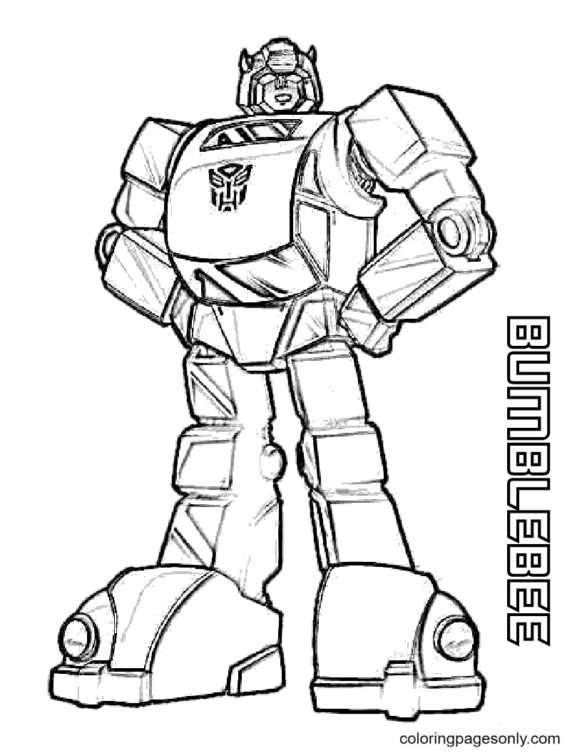 Desenhos de Bumblebee Para Colorir 3