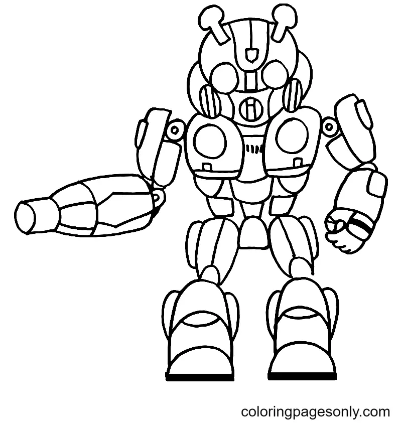 Desenhos de Bumblebee Para Colorir 33