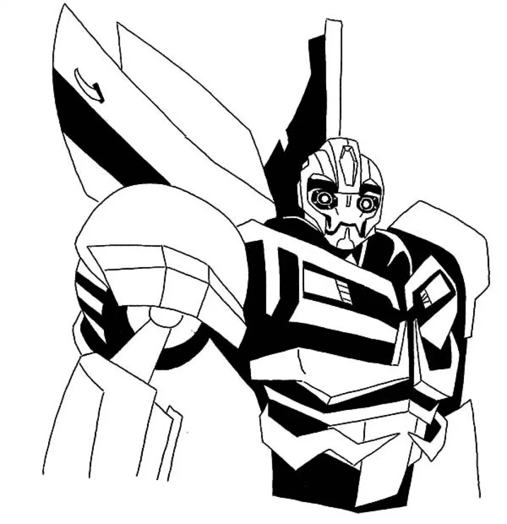 Desenhos de Bumblebee Para Colorir 34