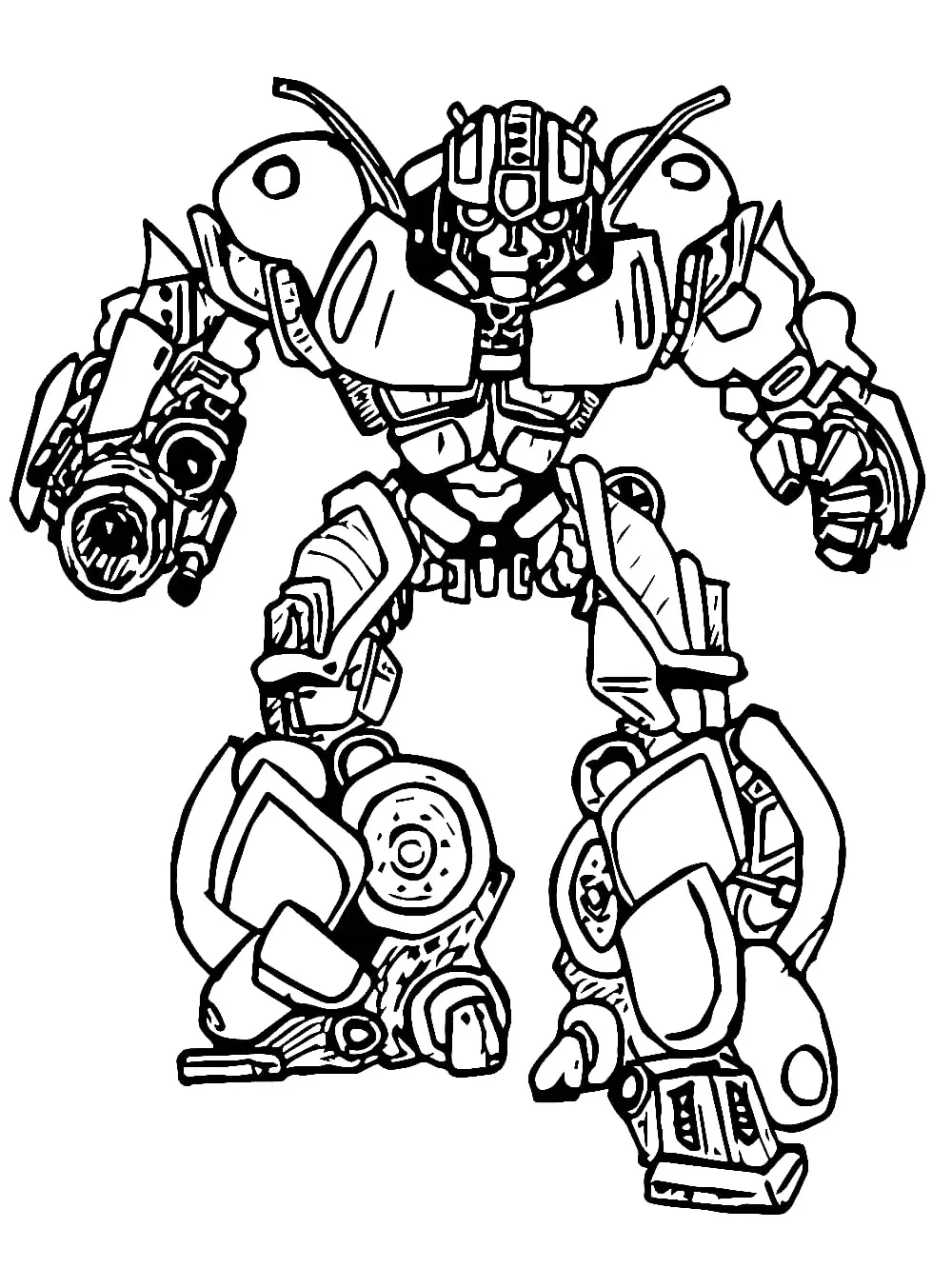 Desenhos de Bumblebee Para Colorir 39