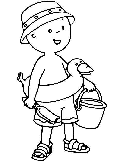 Desenhos de Caillou Para Colorir 5